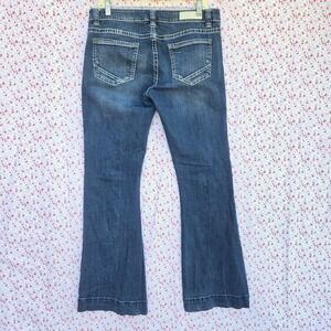 Rock & Roll Cowgirl‎ Jeans Womens 32x34 Dark Wash Trouser Flare Stretch Denim